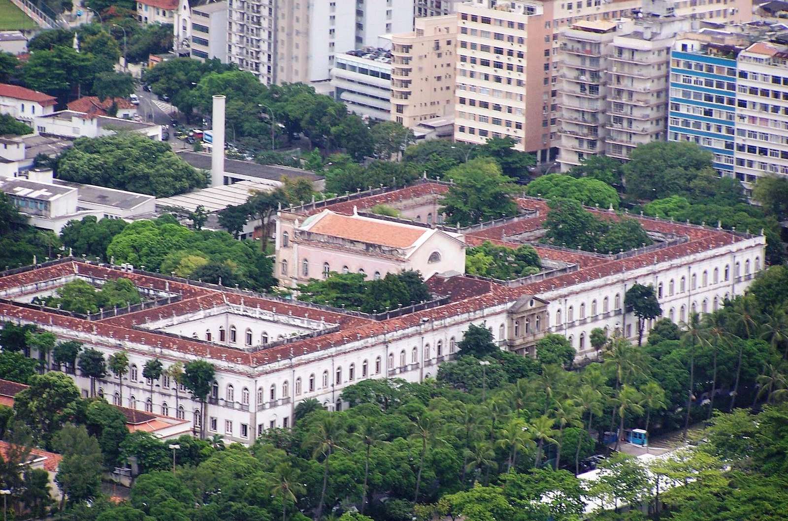 Paço de São Cristóvão · Museu Nacional, vista aérea